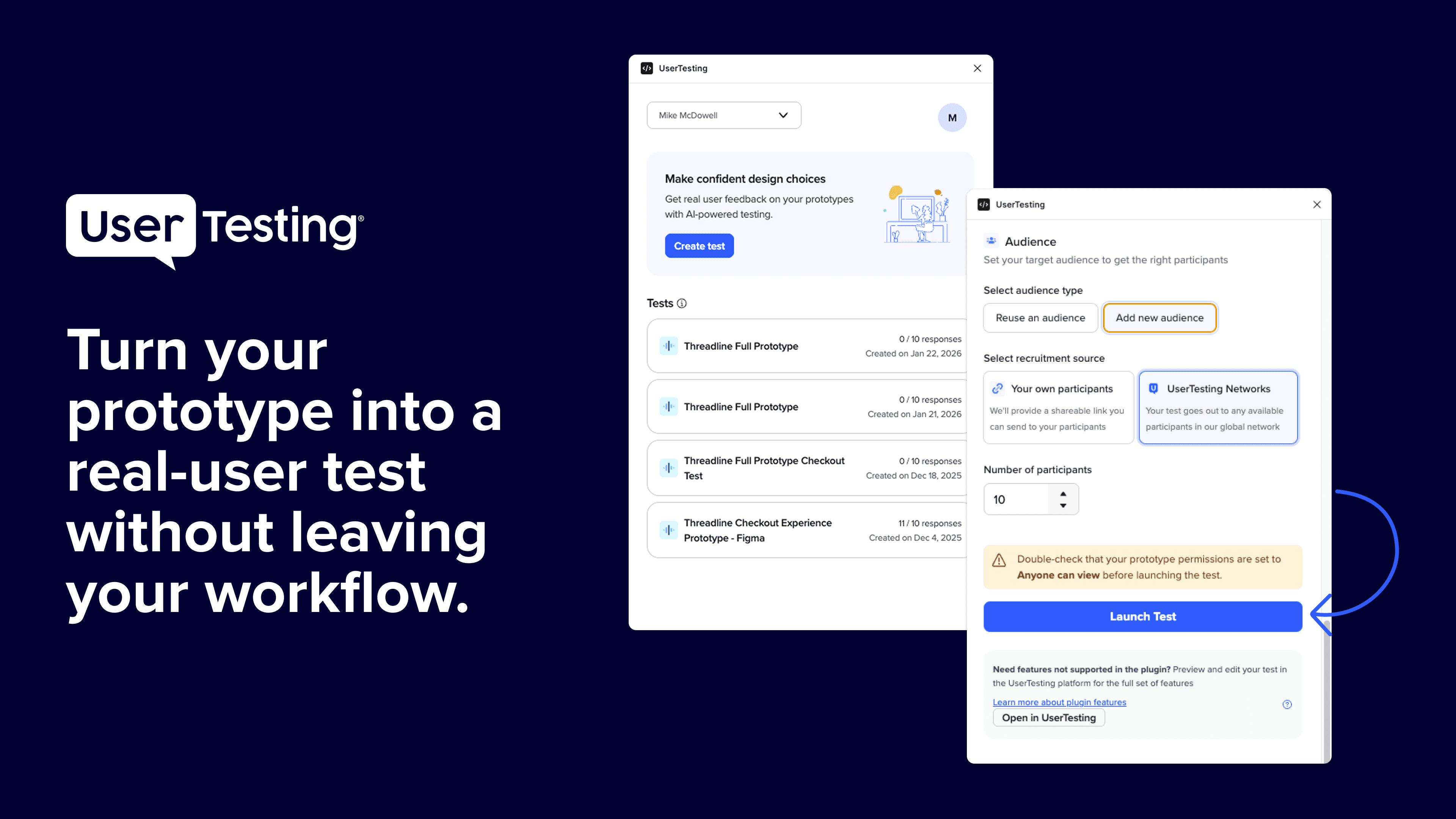 UserTesting Design Insights for Figma